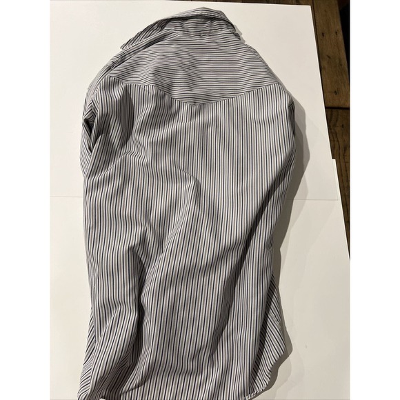 CRAZY COWBOY Western Shirt Long Sleeve Snap Up Striped See Description - Picture 4 of 6